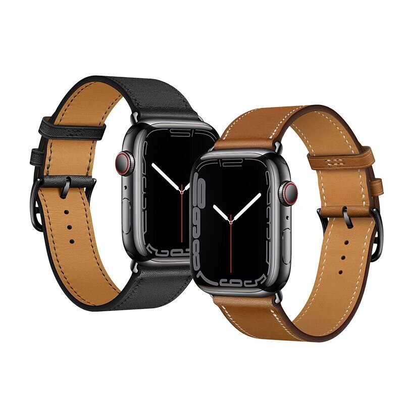 Hoco Apple Watch 38/40/41mm WA17 brown hind ja info | Nutikellade ja nutivõrude tarvikud | kaup24.ee