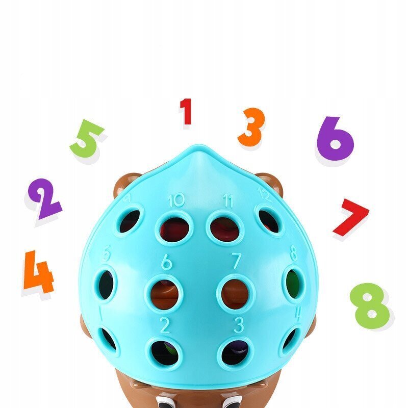 Montessori siili puzzle värvid numbrid 8818 hind ja info | Imikute mänguasjad | kaup24.ee