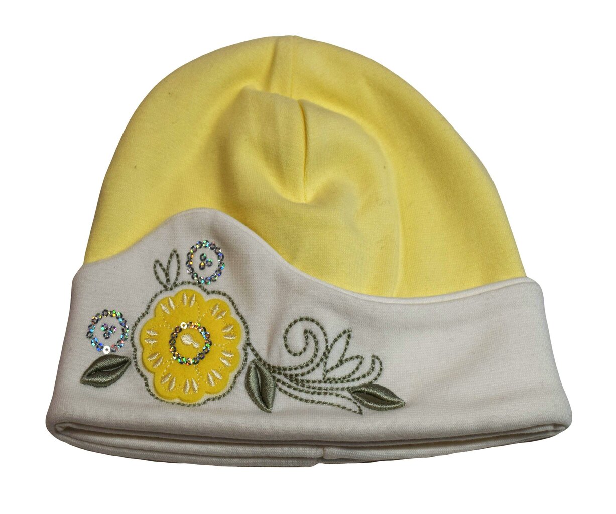 Kevad-sügis müts tüdrukutele Fido, kollane цена и информация | Tüdrukute mütsid, sallid, kindad | kaup24.ee