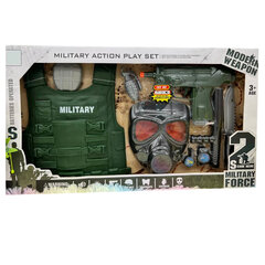 Laste sõduri kostüüm koos tarvikutega HSY-035 hind ja info | Poiste mänguasjad | kaup24.ee