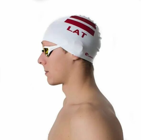 Ujumismüts Latswim Latvia Suede hind ja info | Ujumismütsid | kaup24.ee