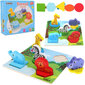 Hariduslike puidust safari puzzle klotsid 0057 hind ja info | Klotsid ja konstruktorid | kaup24.ee