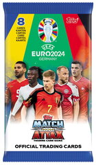 Jalgpallikaardikomplekt Topps Match Attax UEFA Euro 2024, 8 tk цена и информация | Коллекционные карточки | kaup24.ee