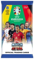 Jalgpallikaardikomplekt Topps Match Attax UEFA Euro 2024, 8 tk hind ja info | Hobikaardid | kaup24.ee