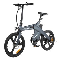 Электровелосипед DYU Т1, 20", серый цена и информация | Электровелосипеды | kaup24.ee