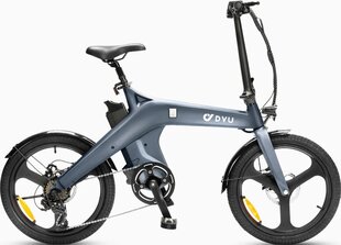 Электровелосипед DYU Т1, 20", серый цена и информация | Электровелосипеды | kaup24.ee