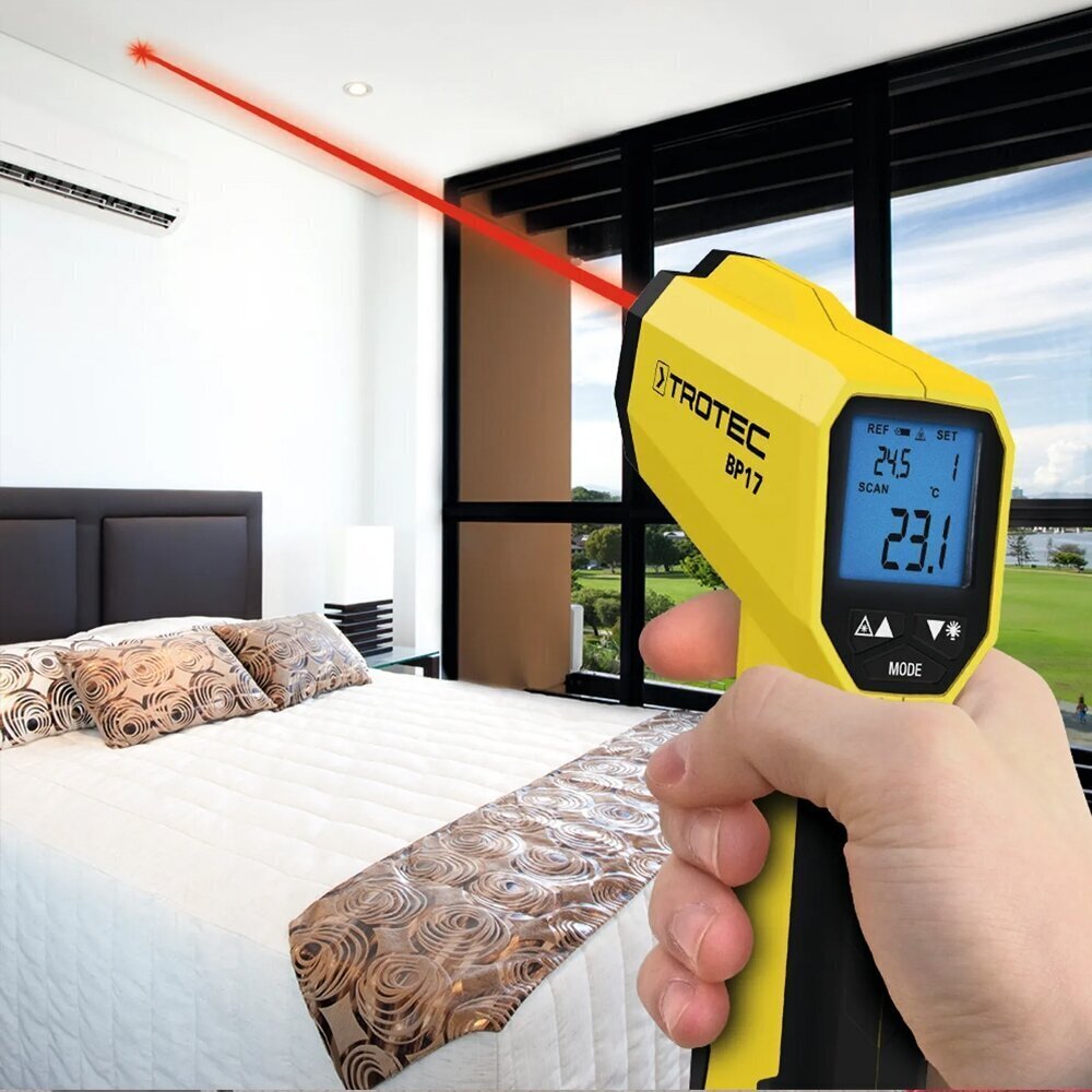 Infrapuna termomeeter Trotec BP17 hind ja info | Käsitööriistad | kaup24.ee