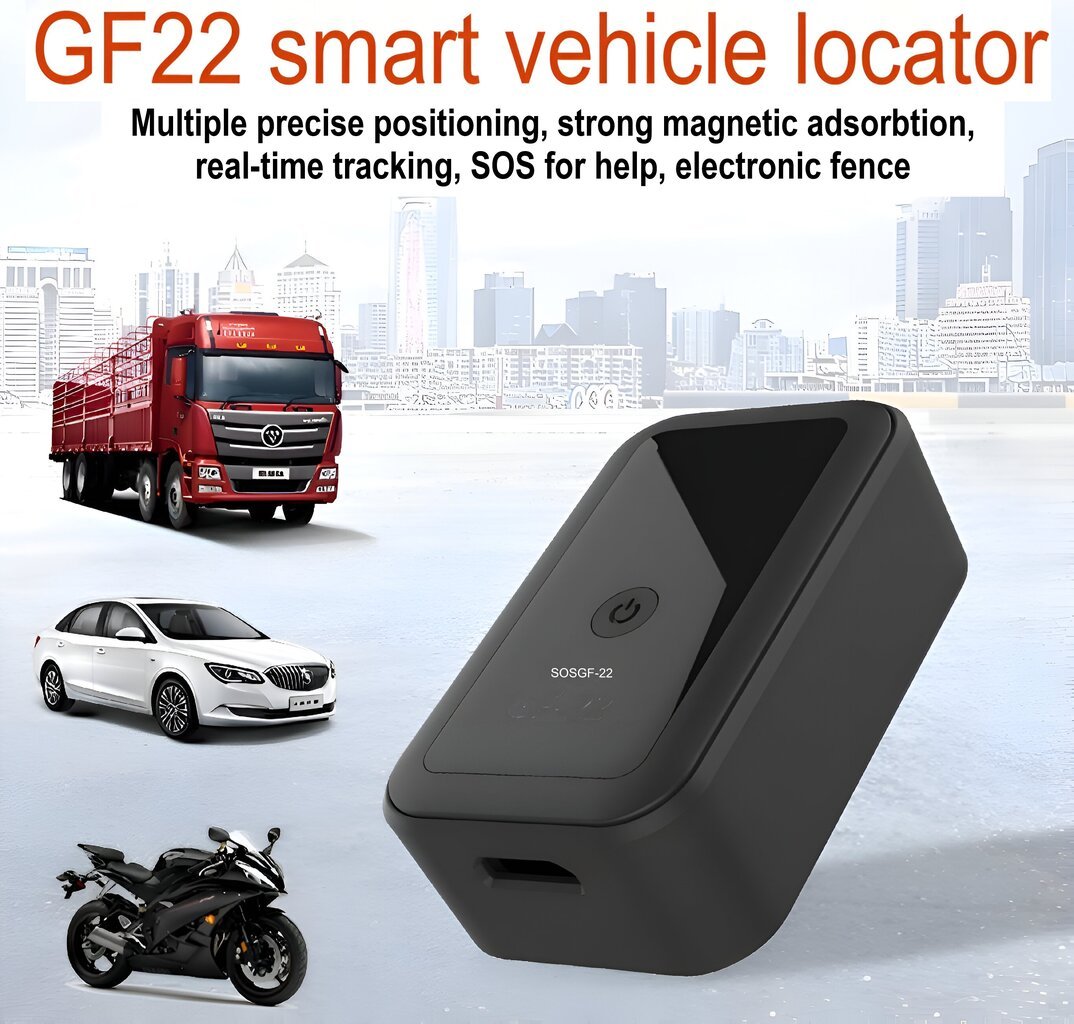 Mini GPS-jälgija Livman GPS-LBS GF-22 цена и информация | Mobiiltelefonide lisatarvikud | kaup24.ee