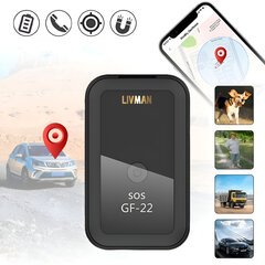 Mini GPS-jälgija Livman GPS-LBS GF-22 hind ja info | Mobiiltelefonide lisatarvikud | kaup24.ee