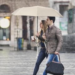 Automaatne vihmavari Need 4You, beež hind ja info | Naiste vihmavarjud | kaup24.ee