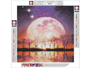 Teemantmosaiik Peace of the moon 30x30cm цена и информация | Алмазная мозаика | kaup24.ee