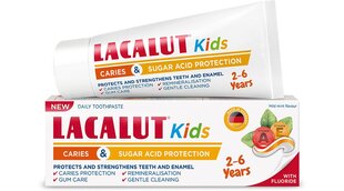 Hambapasta lastele LACALUT KIDS 2-6 aastat. 55 ml hind ja info | Suuhügieen | kaup24.ee