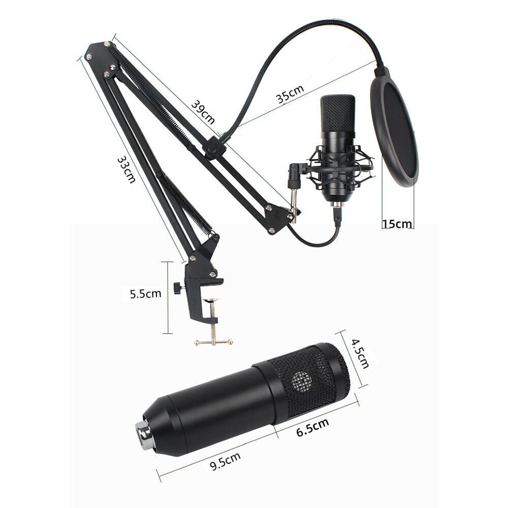 ART AC-03 black hind ja info | Mikrofonid | kaup24.ee