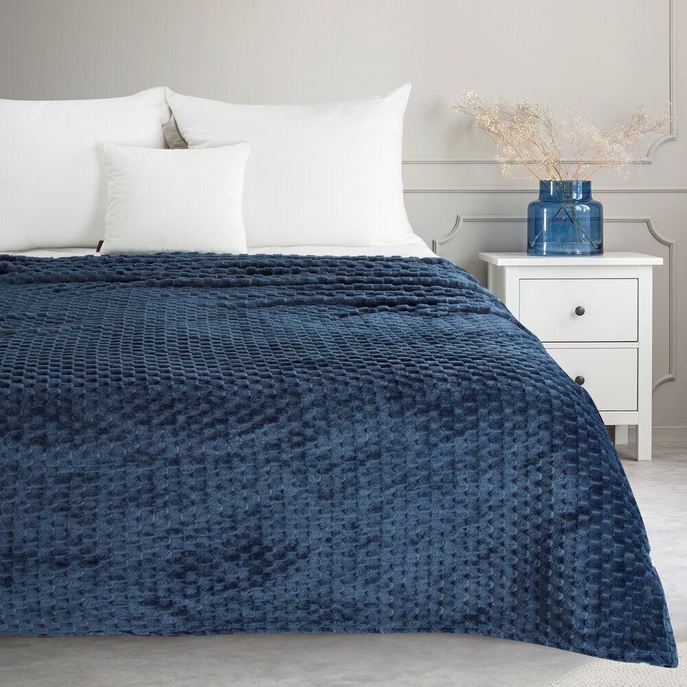 Eurocurtains voodikate, 200x220 cm, sinine hind ja info | Voodikatted, pleedid | kaup24.ee