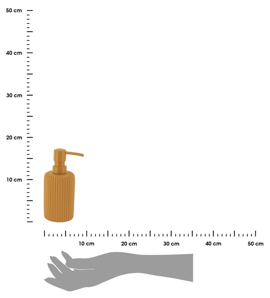 Issard seebi dosaator, 230 ml, sinep hind ja info | Vannitoa sisustuselemendid ja aksessuaarid | kaup24.ee