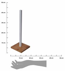 Bambusest tualettpaberi hoidja, valge hind ja info | Vannitoa sisustuselemendid ja aksessuaarid | kaup24.ee