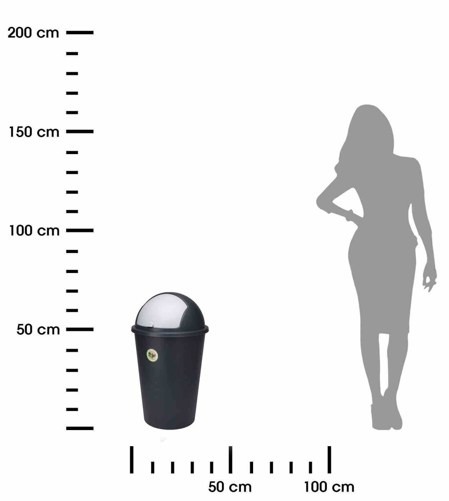 Prügikast, 50 l hind ja info | Prügikastid | kaup24.ee