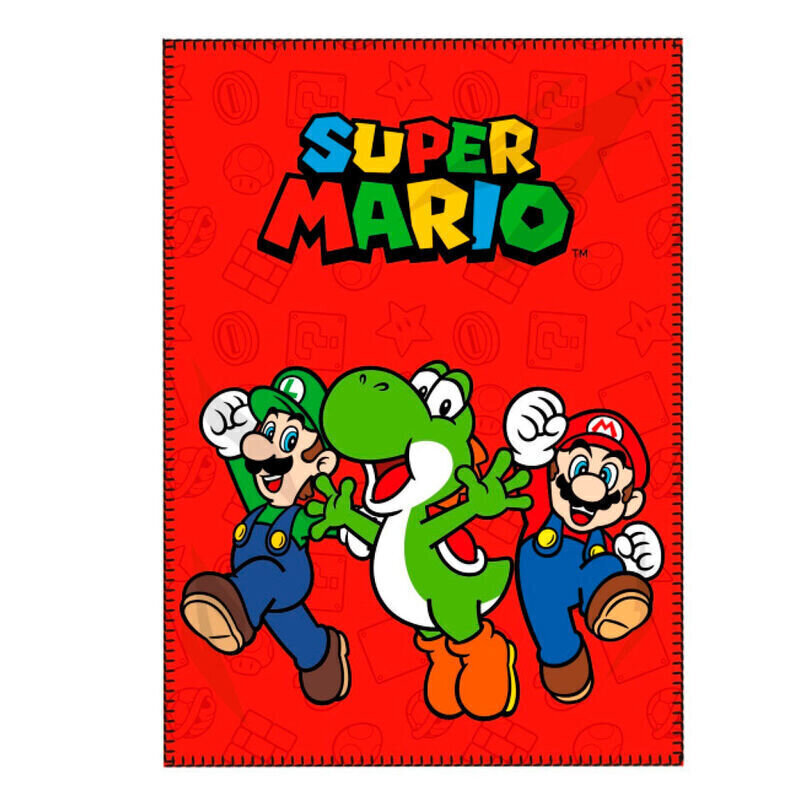 Fliispleed Super Mario цена и информация | Voodikatted, pleedid | kaup24.ee