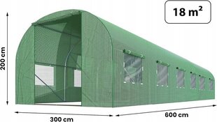 Плёнка для теплицы туннельной формы, 600х300 см цена и информация | Теплицы | kaup24.ee