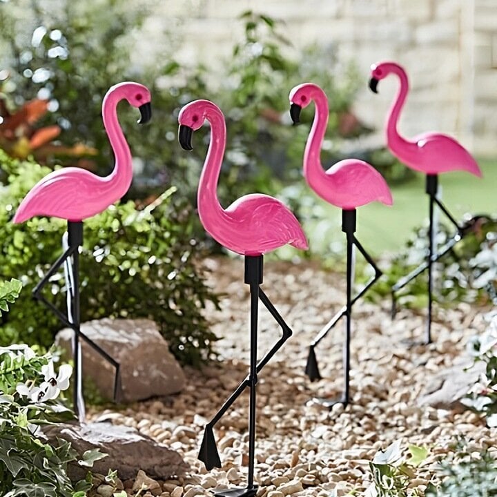 Dekoratiivsed päikeseenergia aiavalgustid Flamingo, 3 tk hind ja info | Aia- ja õuevalgustid | kaup24.ee