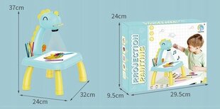 Dinosauruste joonistuslaud ja projektor Led 7N цена и информация | Развивающие игрушки | kaup24.ee