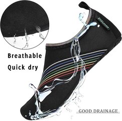 Обувь для плавания унисекс Saguaro, черный цена и информация | Обувь для плавания | kaup24.ee