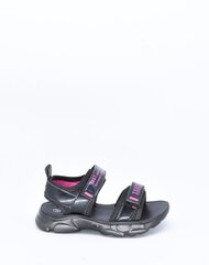 Sandaalid tüdrukutele Gelteo, 31999103 EIAP00003229, must цена и информация | Детские сандали | kaup24.ee