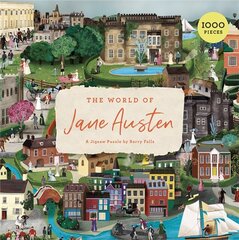 The World of Jane Austen : A Jigsaw Puzzle with 60 Characters and Great Houses to Find hind ja info | Pusled | kaup24.ee