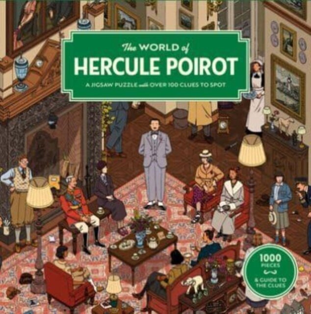 The World of Hercule Poirot : A 1000-piece jigsaw puzzle with over 100 clues to spot hind ja info | Pusled | kaup24.ee