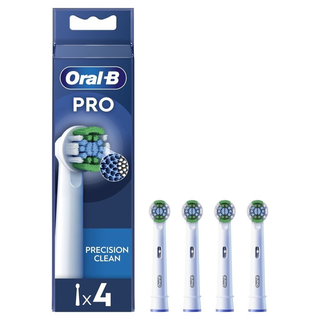 Oral-B EB20-4 Precision Clean Pro цена и информация | Elektriliste hambaharjade otsikud | kaup24.ee