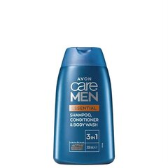 Avon Care Essential Men "3 в 1" Шампунь, кондиционер и гель для душа для мужчин с витамином Е, 200мл цена и информация | Шампуни | kaup24.ee