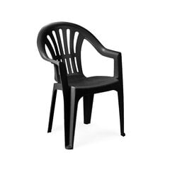 Стул Kona, черный цена и информация | Садовые стулья, кресла, пуфы | kaup24.ee