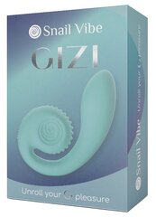 Вибратор Snail Vibe Gizi, синий цвет цена и информация | Вибраторы | kaup24.ee