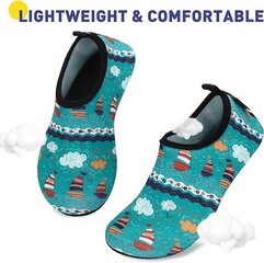 Детские тапочки для плавания Saguaro, синий цена и информация | Обувь для плавания | kaup24.ee