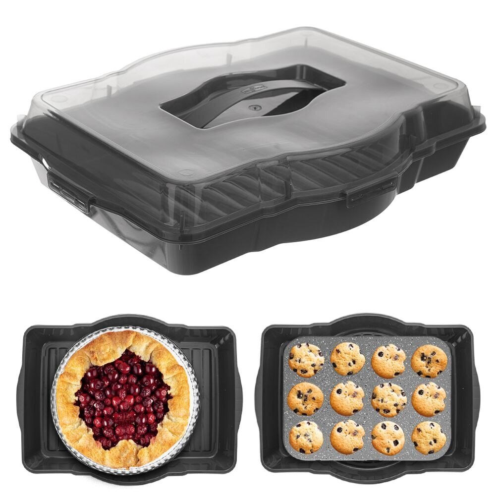 Orion toidu hoiukarp, 45 x 35 x 9,5 cm hind ja info | Toidu säilitusnõud | kaup24.ee
