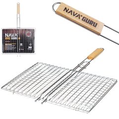 Grillrest Bbq, 35x63,5 cm, hall hind ja info | Grillitarvikud ja grillnõud | kaup24.ee