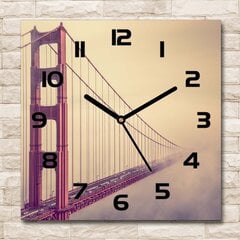 Klaasist seinakell San Francisco sild цена и информация | Часы | kaup24.ee