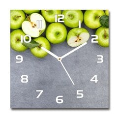 Klaasist seinakell Rohelised õunad hind ja info | Kellad | kaup24.ee