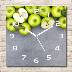 Klaasist seinakell Rohelised õunad hind ja info | Kellad | kaup24.ee