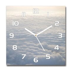 Klaasist seinakell Lend pilvede kohal цена и информация | Часы | kaup24.ee