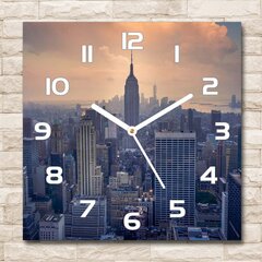 Klaasist seinakell Manhattan New York hind ja info | Kellad | kaup24.ee