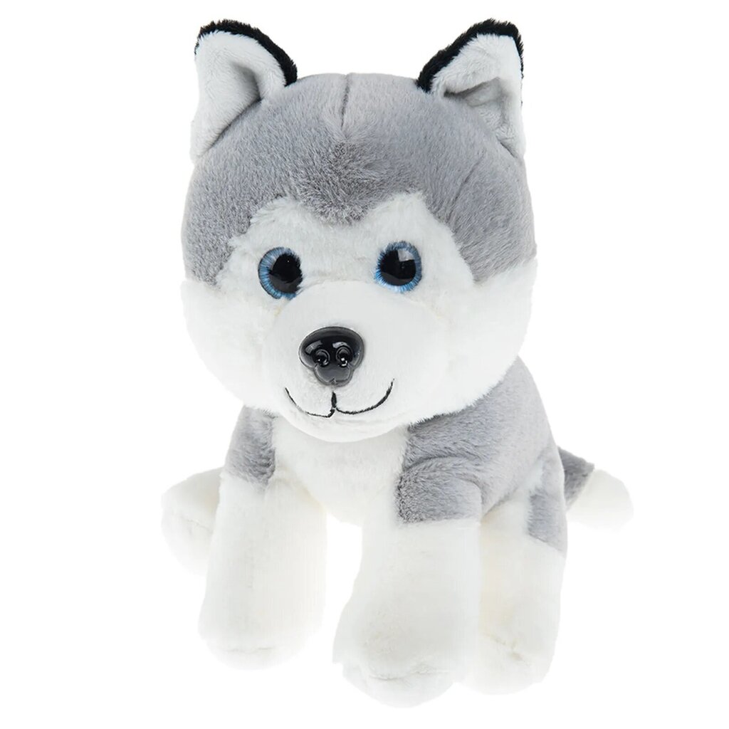 Plüüsist mängukoer Husky Smiki, 18 cm hind ja info | Pehmed mänguasjad | kaup24.ee