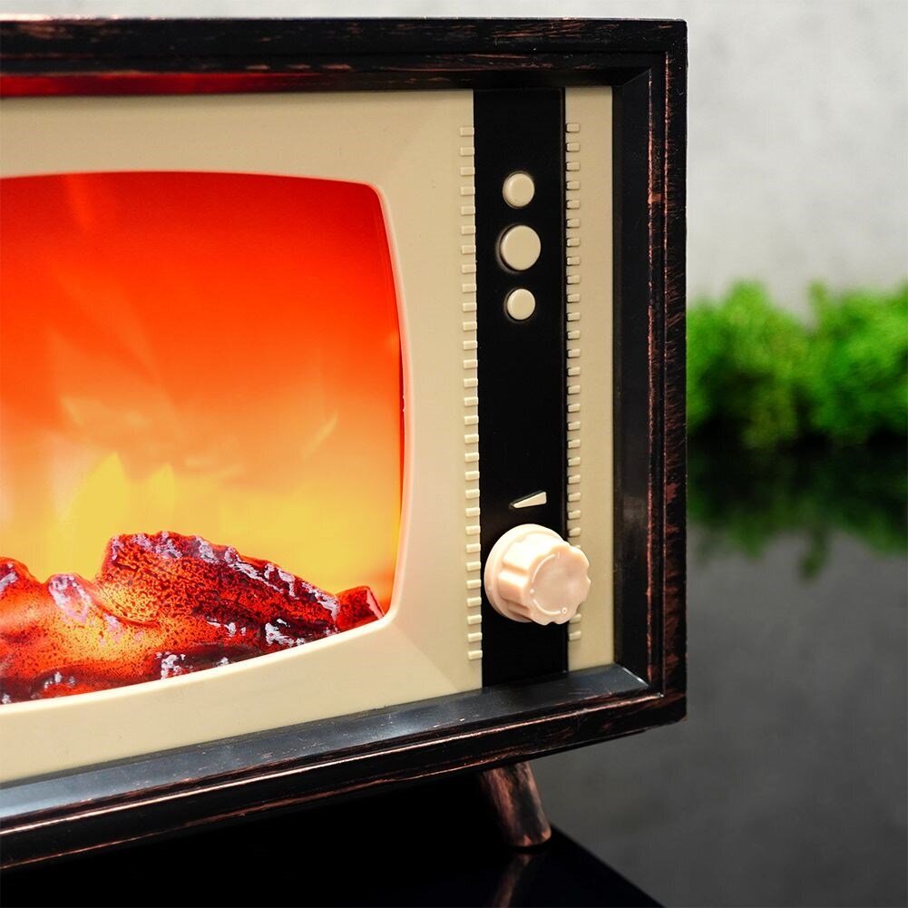 Led elektrikamin Retro TV, 22x13x18 cm цена и информация | Kaminad | kaup24.ee