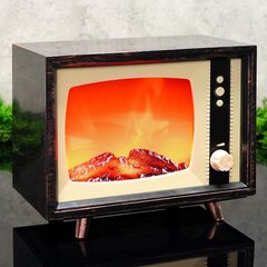 Led elektrikamin Retro TV, 22x13x18 cm hind ja info | Kaminad | kaup24.ee