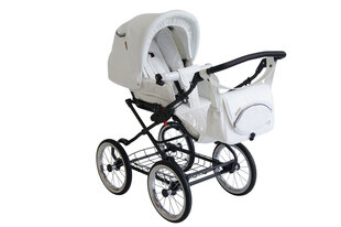 Jalutuskäru Fanari Classic Baby Fashion 3in1 white hind ja info | Vankrid, jalutuskärud | kaup24.ee