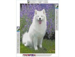 Teemantmosaiik Samoyed 30x40cm hind ja info | Teemantmaalid, teemanttikandid | kaup24.ee