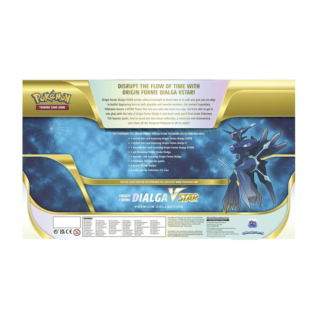 Mängukomplekt Pokemon TCG Origin Forme Dialga VStar Premium Collection цена и информация | Lauamängud ja mõistatused | kaup24.ee