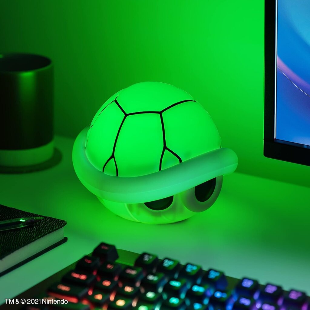 Nintendo Super Mario Green Shell Light Lamp with Sound hind ja info | Fännitooted mänguritele | kaup24.ee