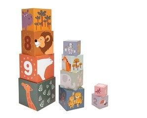 Püramiid Safari Smiki, 10 p. hind ja info | Imikute mänguasjad | kaup24.ee