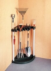 Держатель инструментов угловой Corner Tool Rack черный цена и информация | Ящики для инструментов, держатели | kaup24.ee